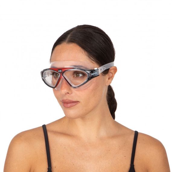 Очки-маска для плавания Seac Vision HD красный