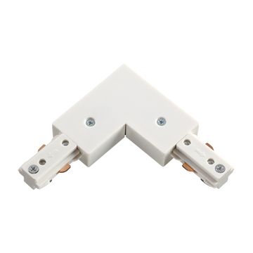 Коннектор L-образный для трекового шинопровода 135008 белый Novotech