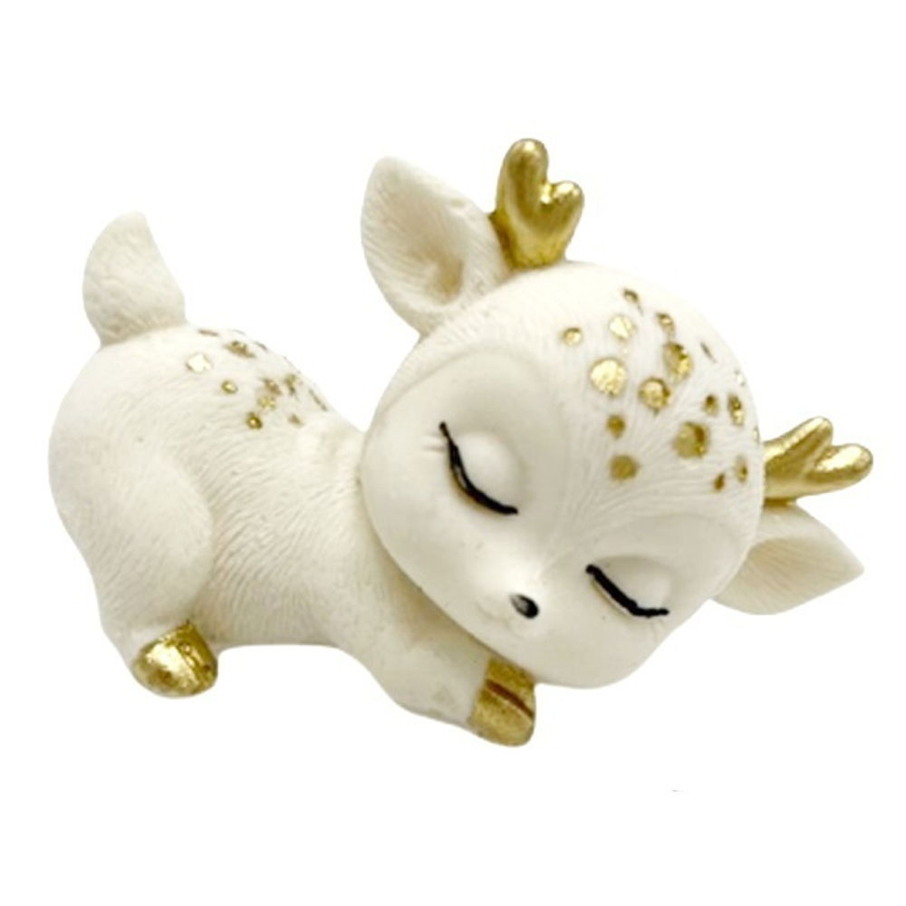 Шоколадная фигурка "Олененок на боку" цвет микс 7х4 см