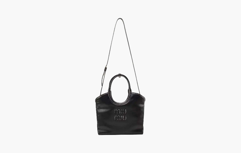 Сумка Miu Miu IVY Leather Mini Bag "Black"
