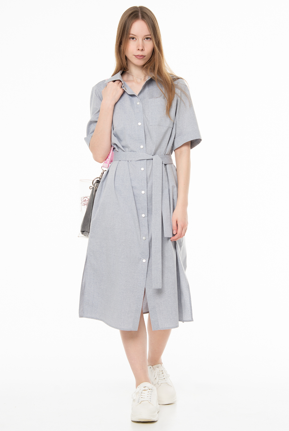 Платье женское 4312зп, серый #525Сер054312зп