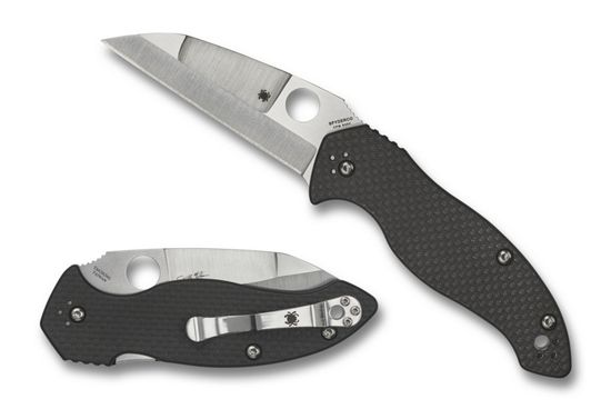 Складной нож Spyderco Canis 248CFP c клинком из стали VG-10, рукоять G10