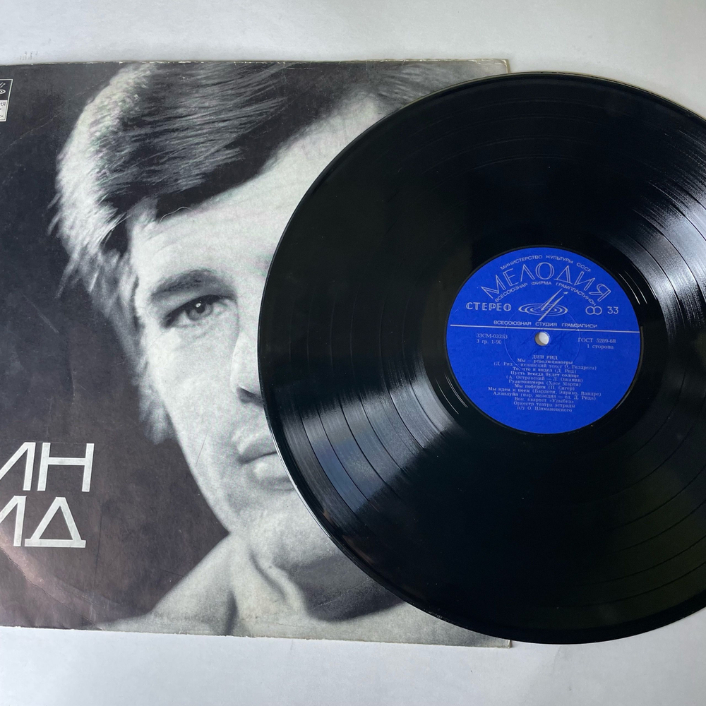 Винтажная виниловая пластинка LP Дин Рид Dean Reed Мы Революционеры (СССР 1972)