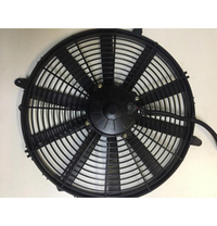 Электровентилятор 12 В, 385 мм, 120 Вт, тип В-на радиатора/нагнетание, 1050 м3/час