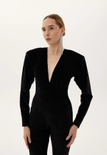 Комбинезон, чёрный