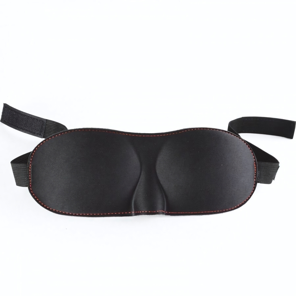 Черная маска на липучке «Комфорт» (Цвет: черный)