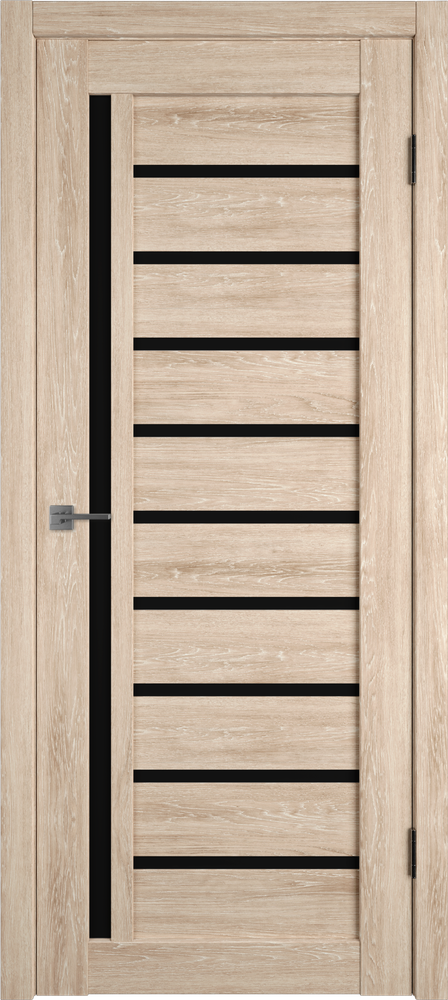 Дверь Atum 11 / Sand Vellum / Black Gloss / Владимирские двери
