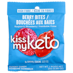 Kiss My Keto, жевательные конфеты, ягодный вкус, малина и клубника, 8 пакетиков по 25 г (0,88 унции)