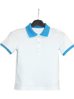 1055 Джемпер детский (поло) белый (76-146)