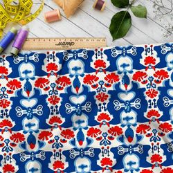 Ткань премиум дюспо магический узор