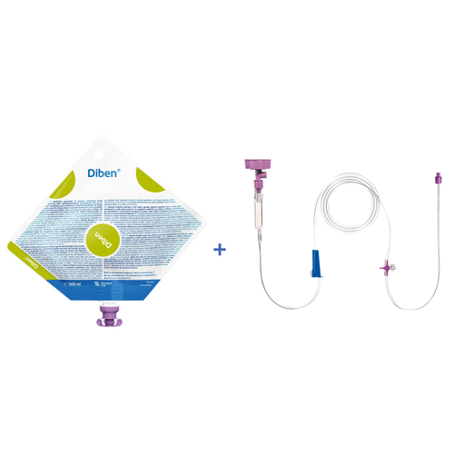 Дибен 500 мл + Гравитационная система для введения питания