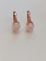 Серьги серебряные с опалом