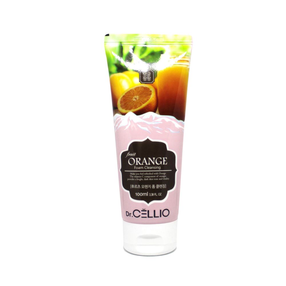 Пенка для умывания с экстрактом апельсина DR.CELLIO G70 Fruit Orange Foam Cleansing 100 мл