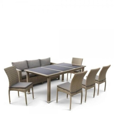 Набор садовой мебели T365/S65/Y380B-W65 8PCS Light Brown