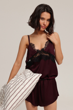 Шорты атласные