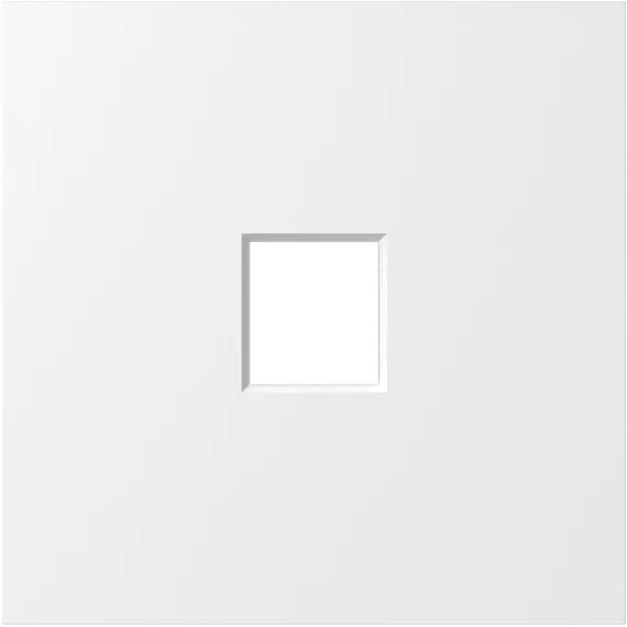 Donel S08 матовый белый накладка 1-я для розеток RJ45,TV,SAT,HDMI , серия DB