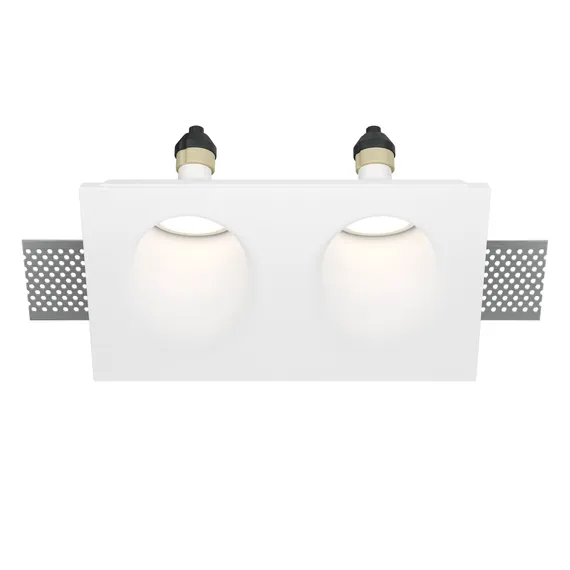 Встраиваемый светильник Гипс Модерн / Gyps Modern 2*GU10 10 Вт Technical dl002-1-02-w