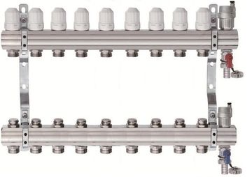 Коллектор для отопления Tim на 9 выходов
