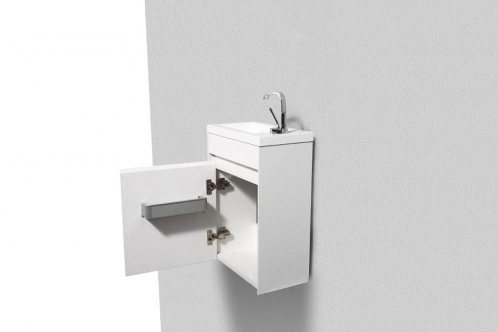 Тумба подвесная под раковину BelBagno PIETRA MINI-400-1A-SO-BL-L