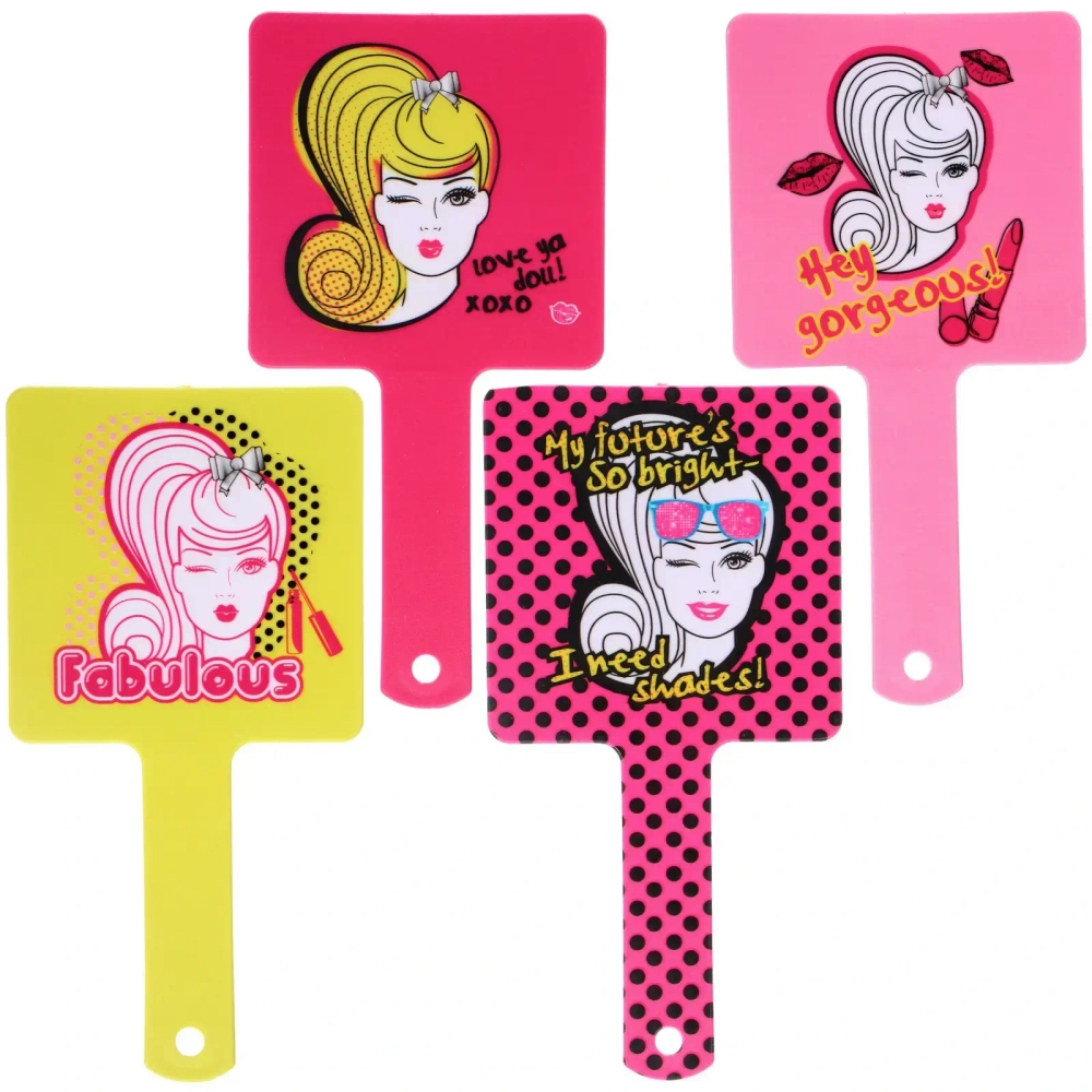 Зеркало косметическое «ИМАНИ - ФОРТУНА», микс 4 дизайна, 23,4*12см (PVC подвес)