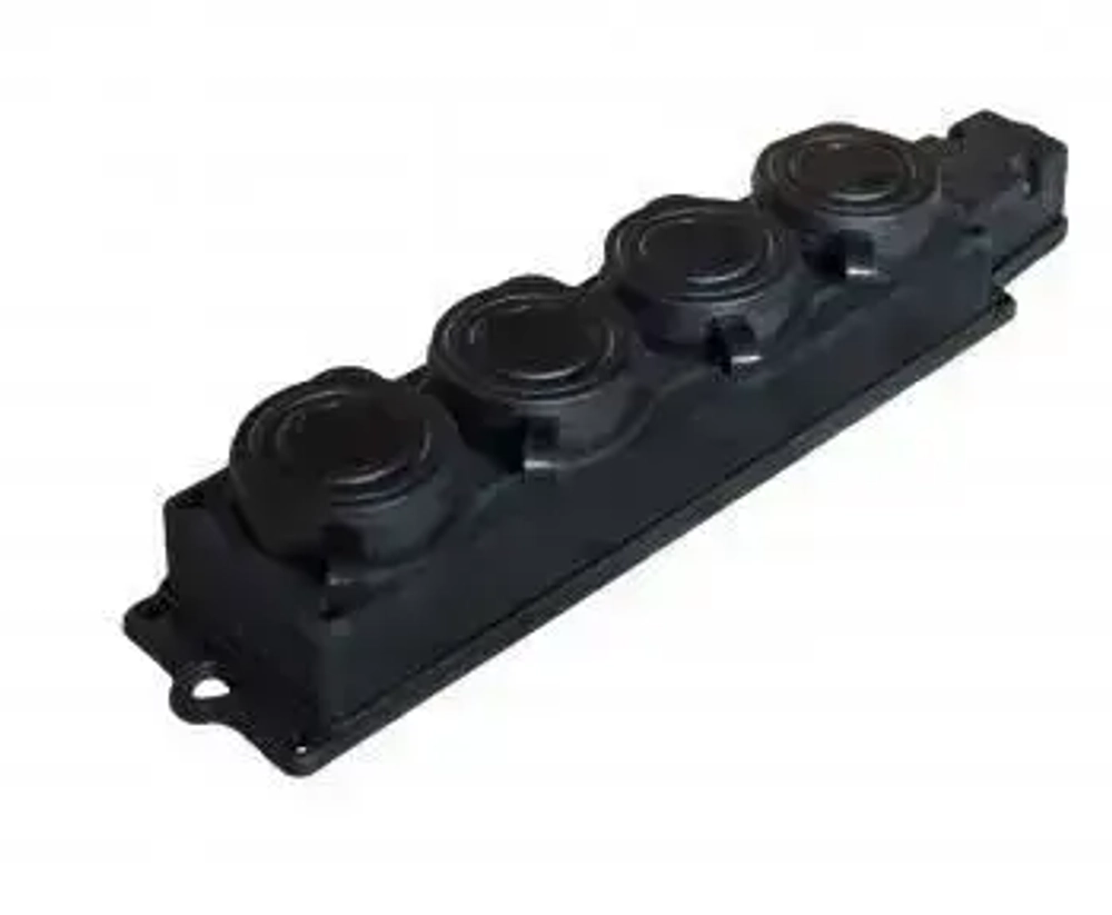 NE-AD Колодка каучуковая четверная (4 гнезда), 1 штука