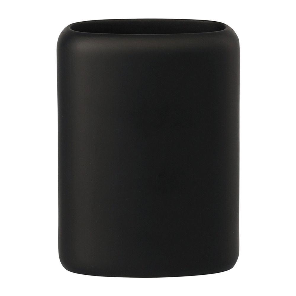 Стакан для зубных щеток Slim, черный