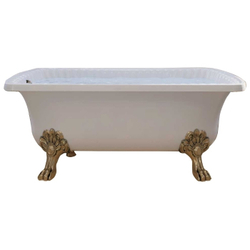 Ванна Migliore Olivia  24628 174x83xH66 см. белая, на лапах "Migliore" бронза