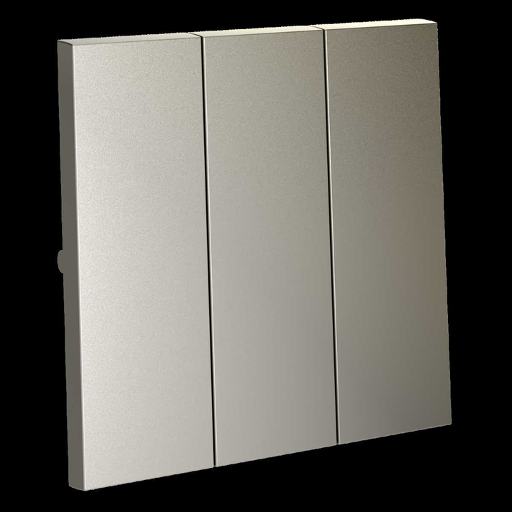 Клавиши для выключателя/переключателя трехклавишного S70 (шелк) Voltum VLS000504