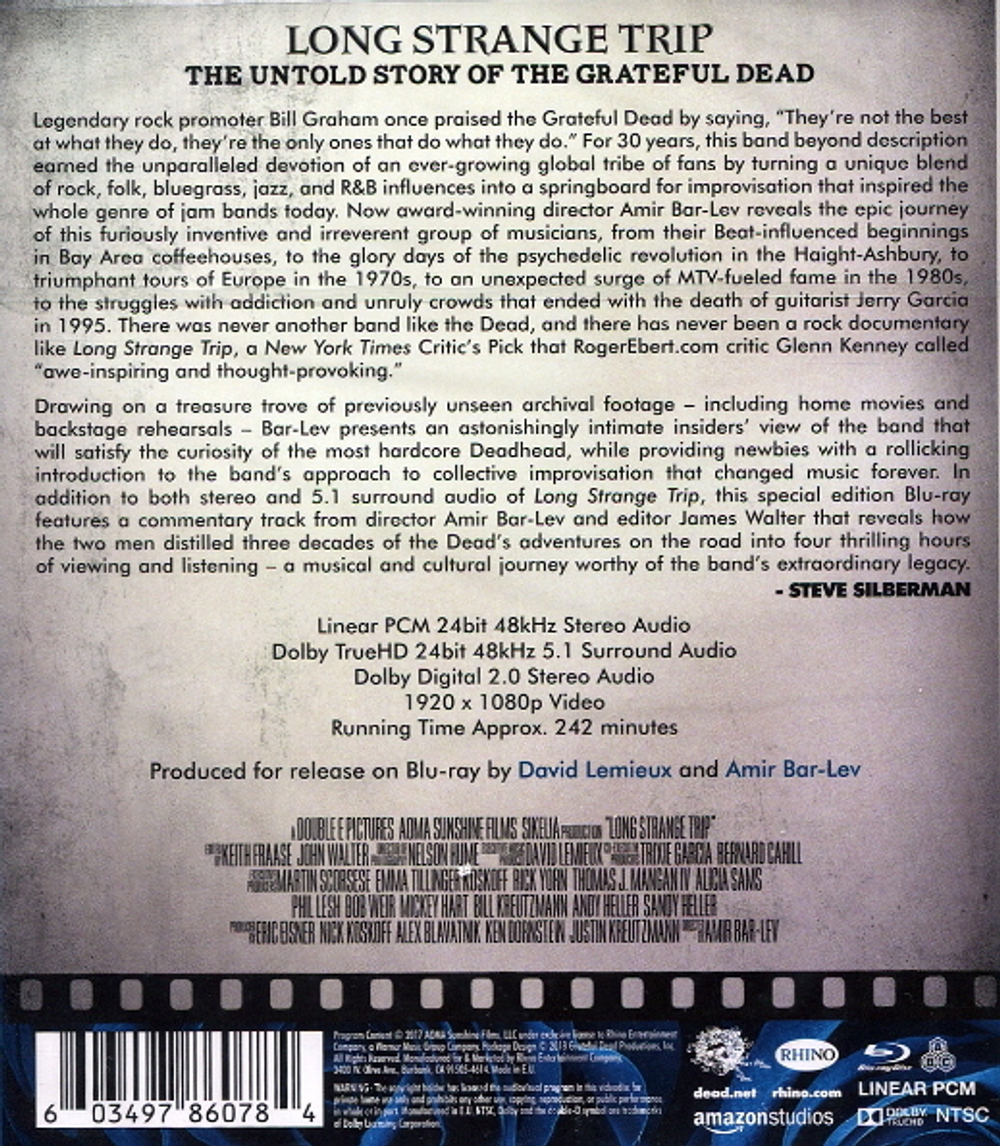 Grateful Dead / Long Strange Trip: The Untold Story Of The Grateful Dead (Blu-ray)