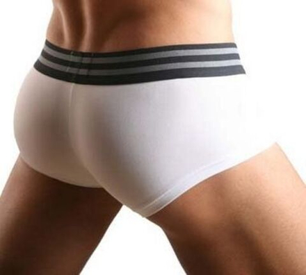 Мужские трусы хипсы белые HOM Sports Color Therapy Trunk White