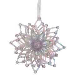 GAEM Украшение новогоднее "Снежинка", L10 W5 H10 см, 3в.