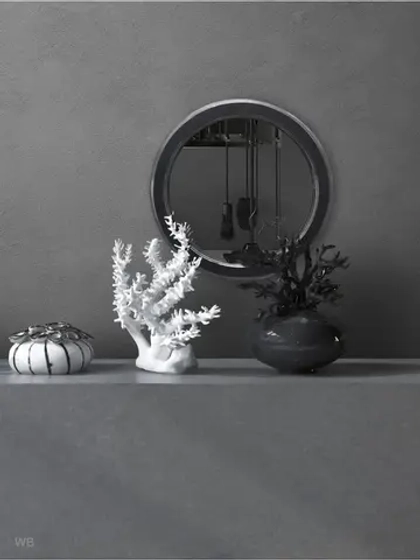 Зеркало настенное для прихожей 37 см