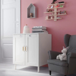 Шкаф детский - IKEA PLATSA/SMÅSTAD/SMASTAD, 60x55x63 см, белый, ИКЕА