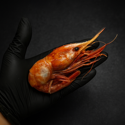 Креветки "Ботан" гребенчатые, 16-20шт в кг, варено-мороженые, Дальний Восток (Приморье)