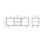 Тумба под ТВ TW043