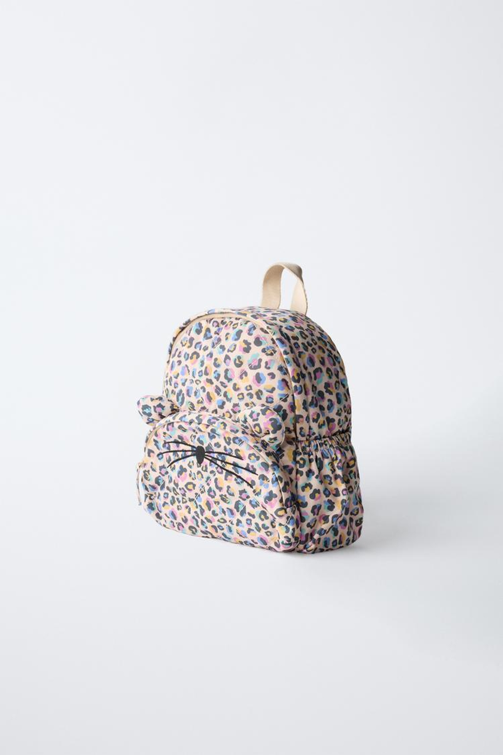 ZARA РЮКЗАК С ЖИВОТНЫМ ПРИНТОМ, РОЗОВЫЙ