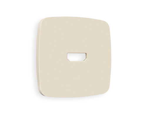 OP3340 Лицевая панель OMEGA (Бежевый матовый) для HDMI розетки QUANT