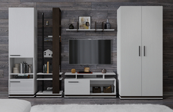 Шкаф Модена МШ-1, ясень анкор светлый/венге