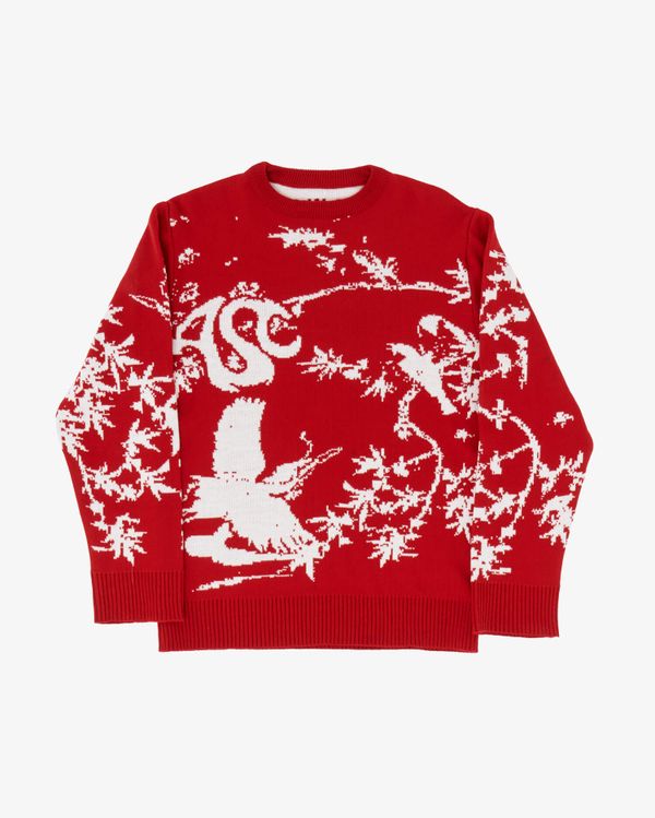 Свитер Candy Flip Двухсторонний красный/белый - фото 1