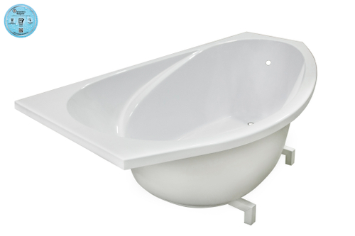 Ванна из литьевого мрамора Marmo Bagno Турин 170х95 Левая