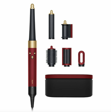 Стайлер Dyson Airwrap i.d. Long HS08 Straight+Wavy, красный бархат/золото (Red Velvet/Gold)