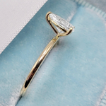 Кольцо с бриллиантом Груша 1.0 ct