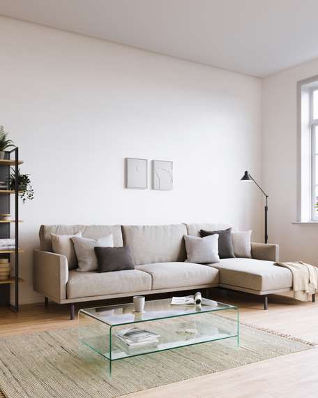 Стеклянный столик Burano 110х55 см