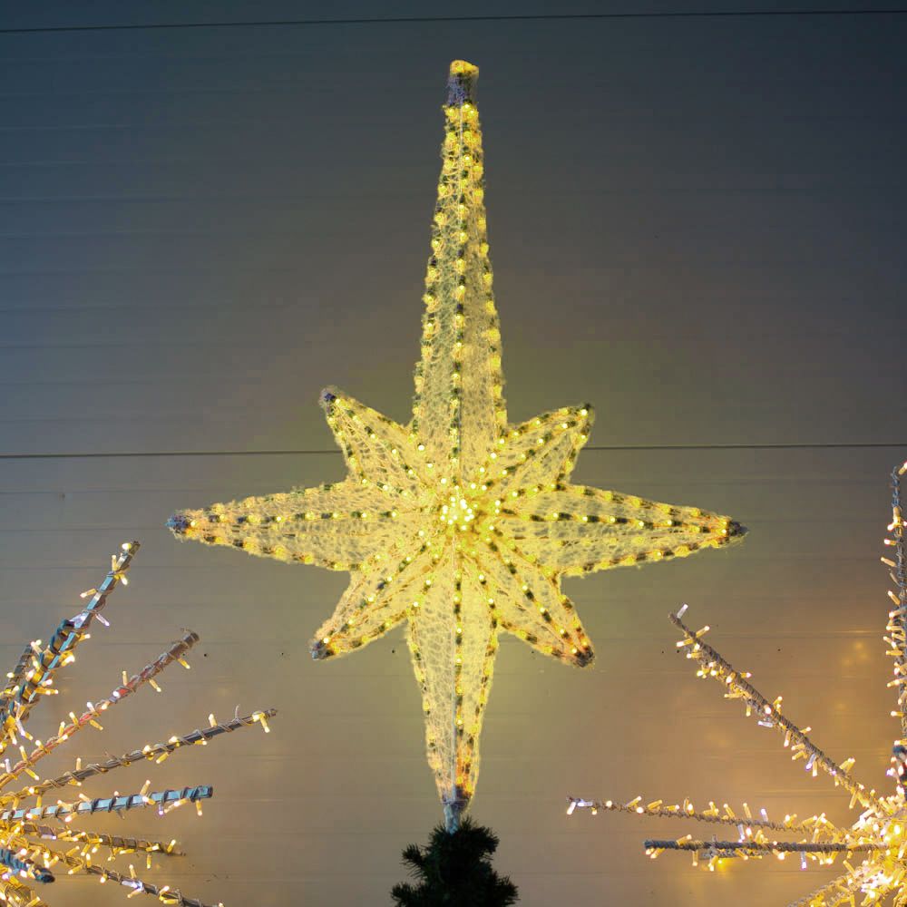 Световая макушка Премиум (навершие) «Роза Ветров RGB»