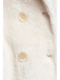 Шуба женская из овечьей шерсти чебурашка тедди, SilverFox (арт. S1188rm012bz)
