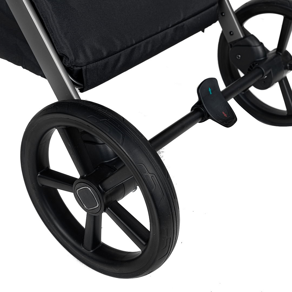 Детская коляска Pituso Teffy 4 в 1 с автокреслом Baesa Black с базой Hazel/Graphite