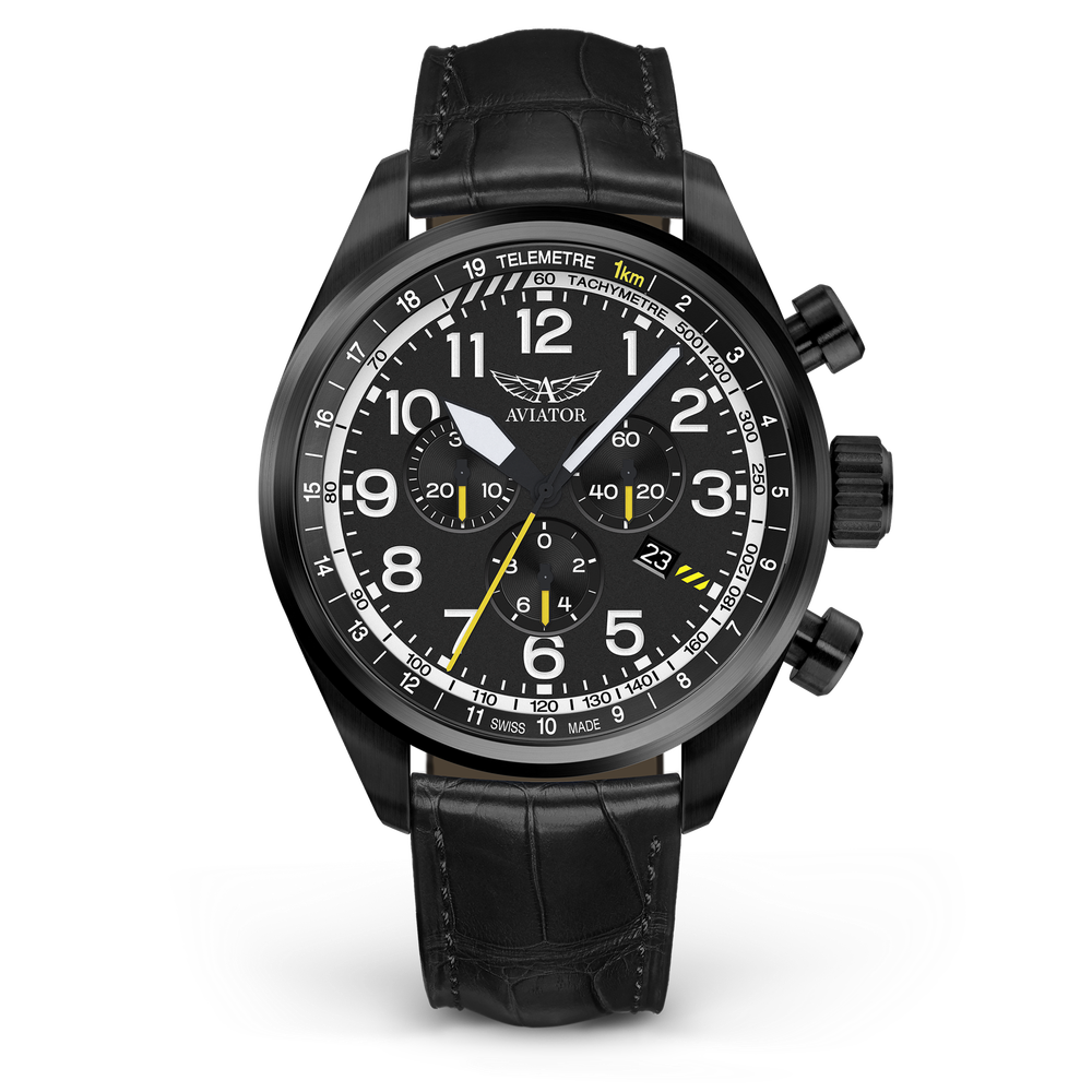 Чаcы кварцевые AVIATOR AIRACOBRA P45 CHRONO V.2.25.5.169.4 мужские