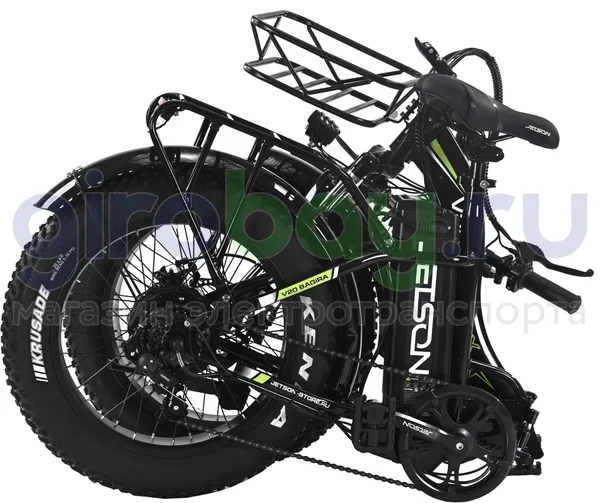 Электровелосипед Jetson V20 BAGIRA X (48v/25Ah) - Чёрный фото №7