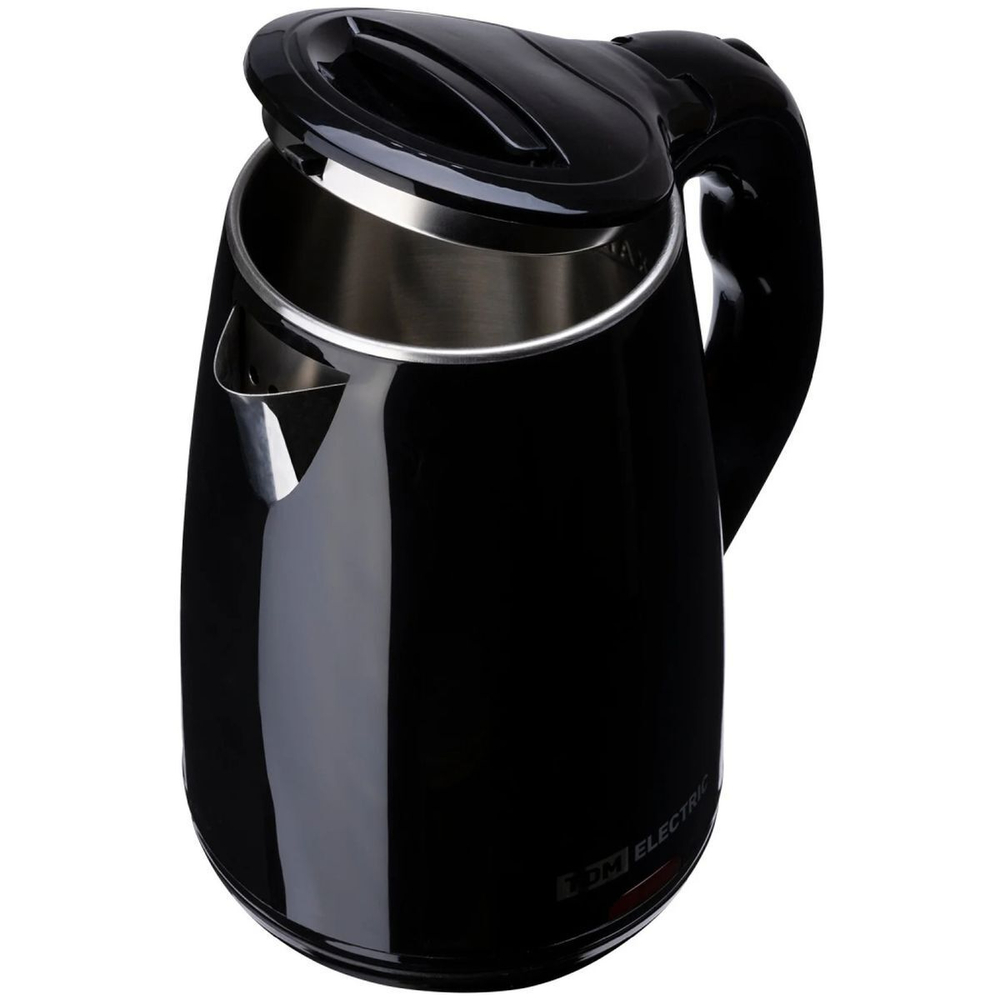 Чайник электрический TDM, Ника, чер, 1.8 л, 1800 Вт, ск нагр элем, нерж сталь, пластик