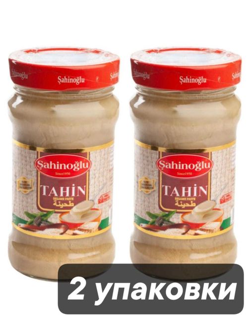 Кунжутная паста Sahinoglu Tahin sesame paste 300 г x 2 шт